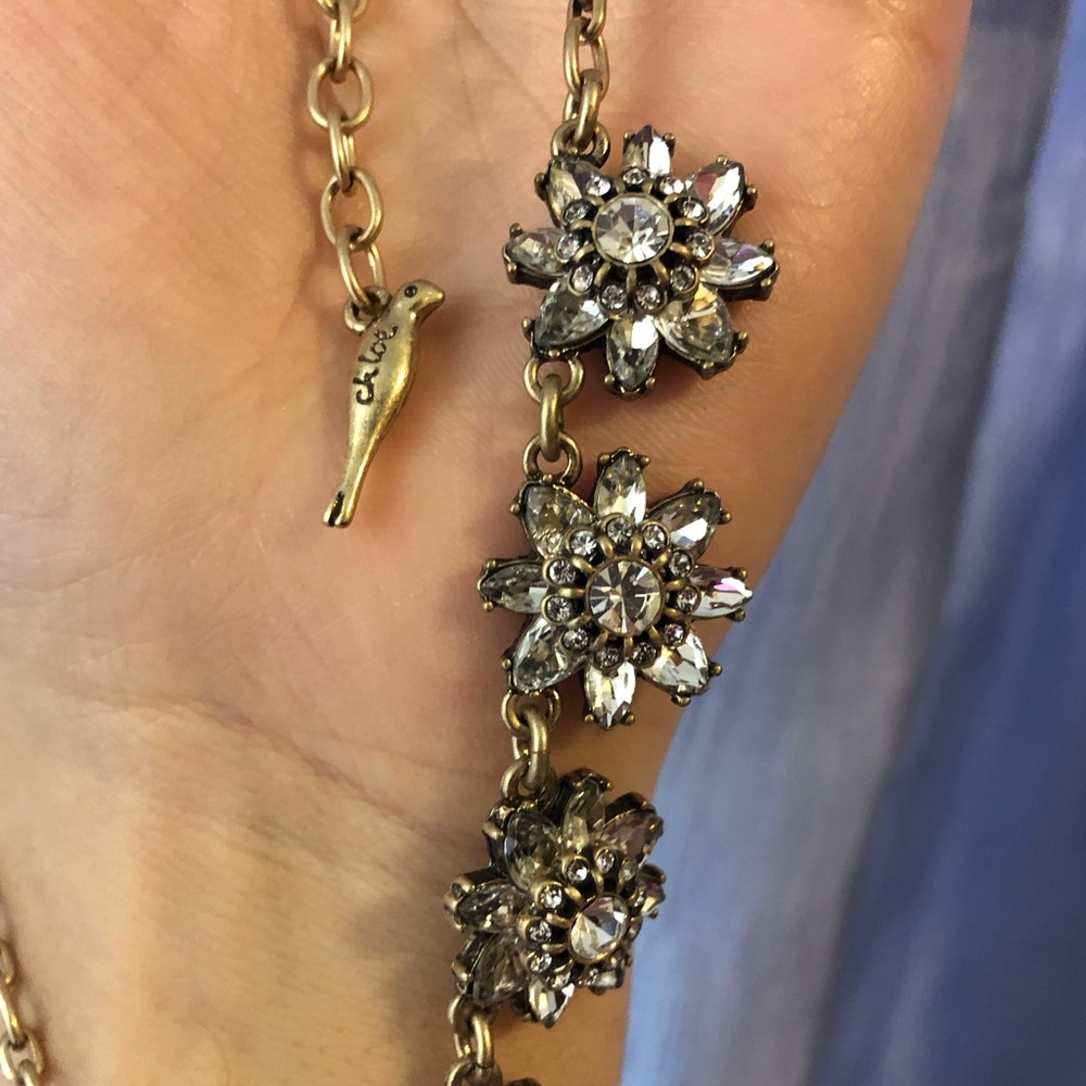 Chloe + Isabel Short Flower Diamond Necklace